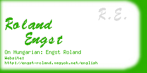 roland engst business card